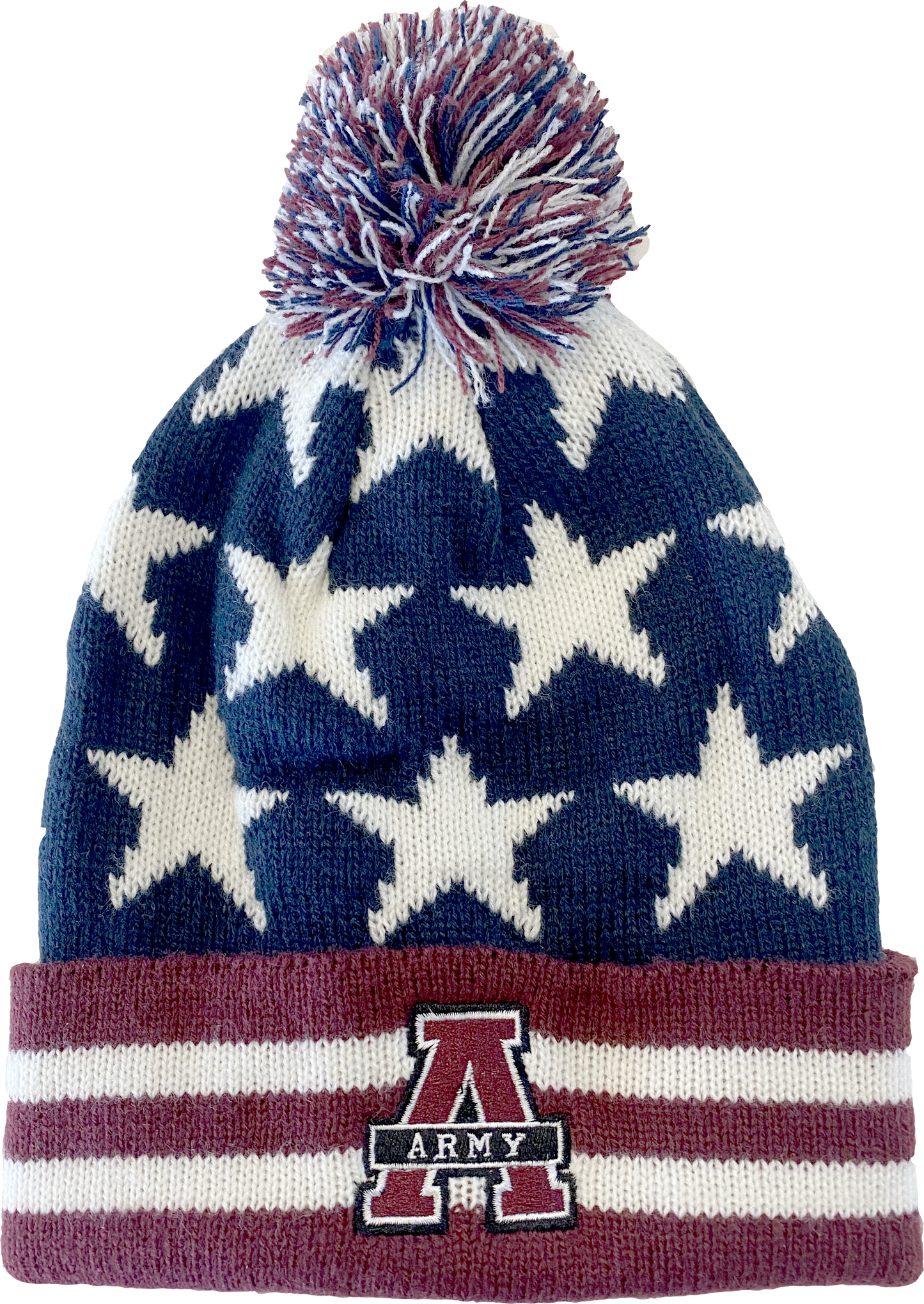 STARS & STRIPES POM BEANIE